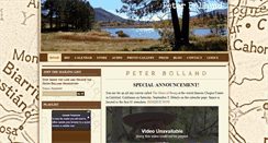Desktop Screenshot of peterbolland.com