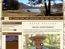 Tablet Screenshot of peterbolland.com
